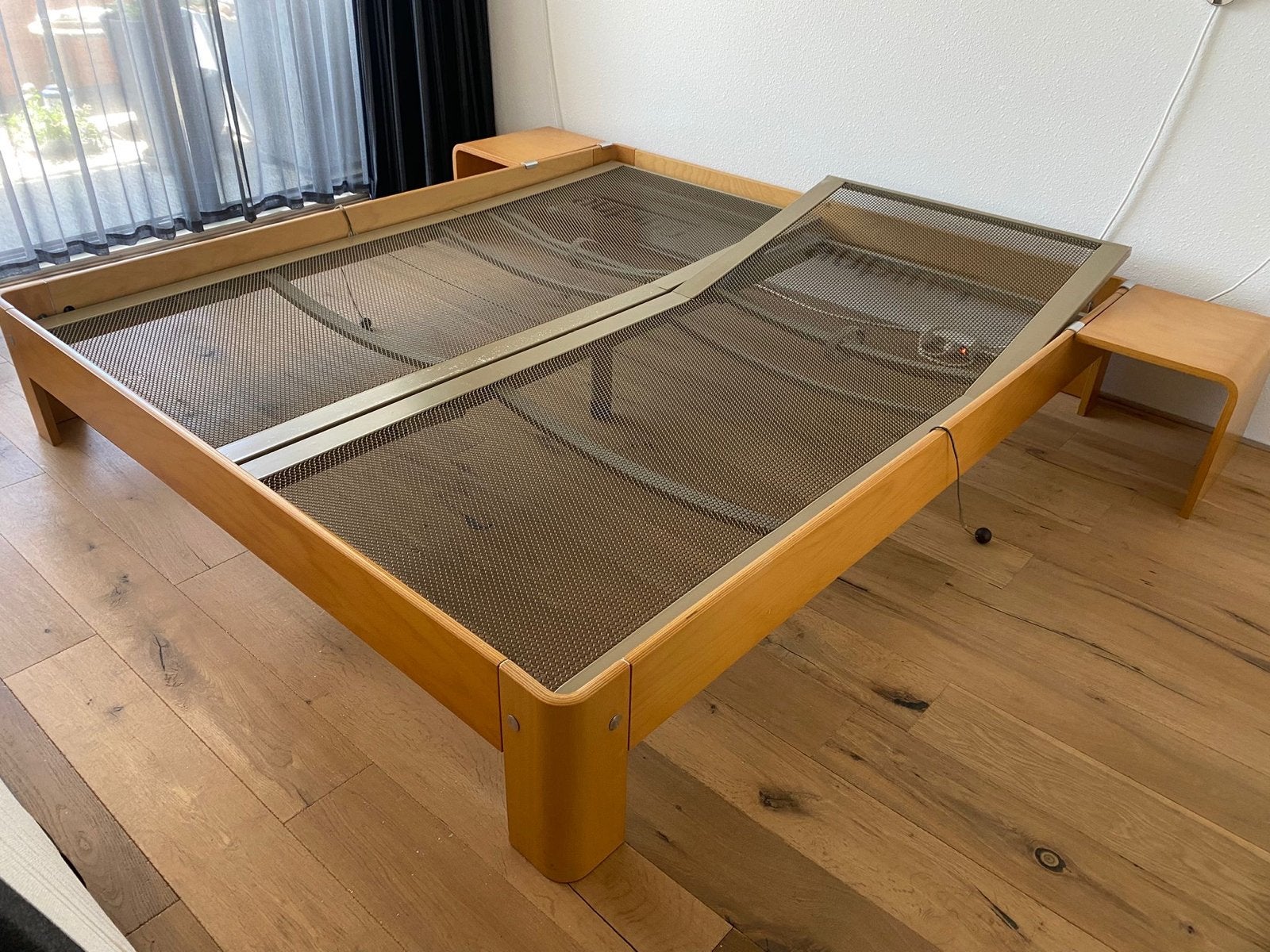 Auping Auronde beuken 180x200, Huis en Inrichting, Slaapkamer | Bedden, Ophalen, Overige kleuren, Design, Tweepersoons