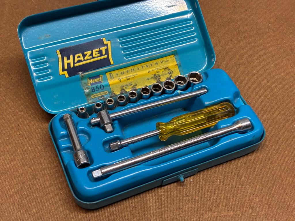 Hazet 850 doppensetje 1/4” maat 4-11mm, Ophalen of Verzenden, Zo goed als nieuw