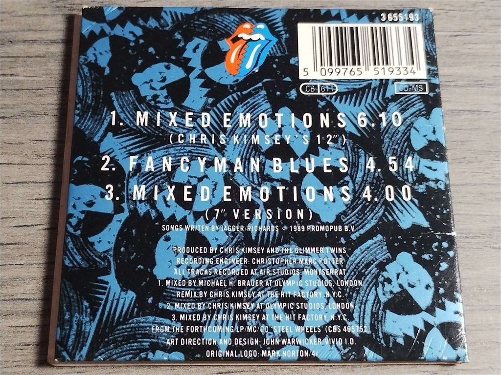 The Rolling Stones ‎– Mixed Emotions [3 Inch CD Single], Ophalen of Verzenden, Zo goed als nieuw, Pop