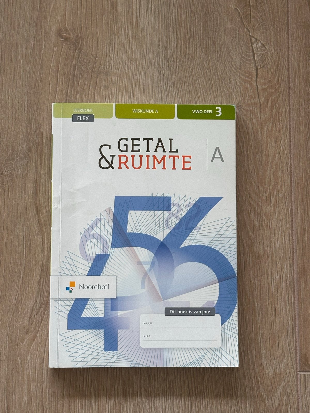 Wiskunde A Getal & Ruimte VWO deel 3, Boeken, Schoolboeken, Ophalen of Verzenden, Zo goed als nieuw, VWO, Wiskunde A