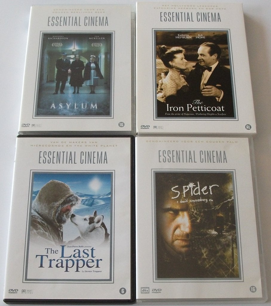Dvd *** ESSENTIAL CINEMA *** 4 stuks, Cd's en Dvd's, Overige gebieden, Speciale editie, Ophalen of Verzenden, Zo goed als nieuw