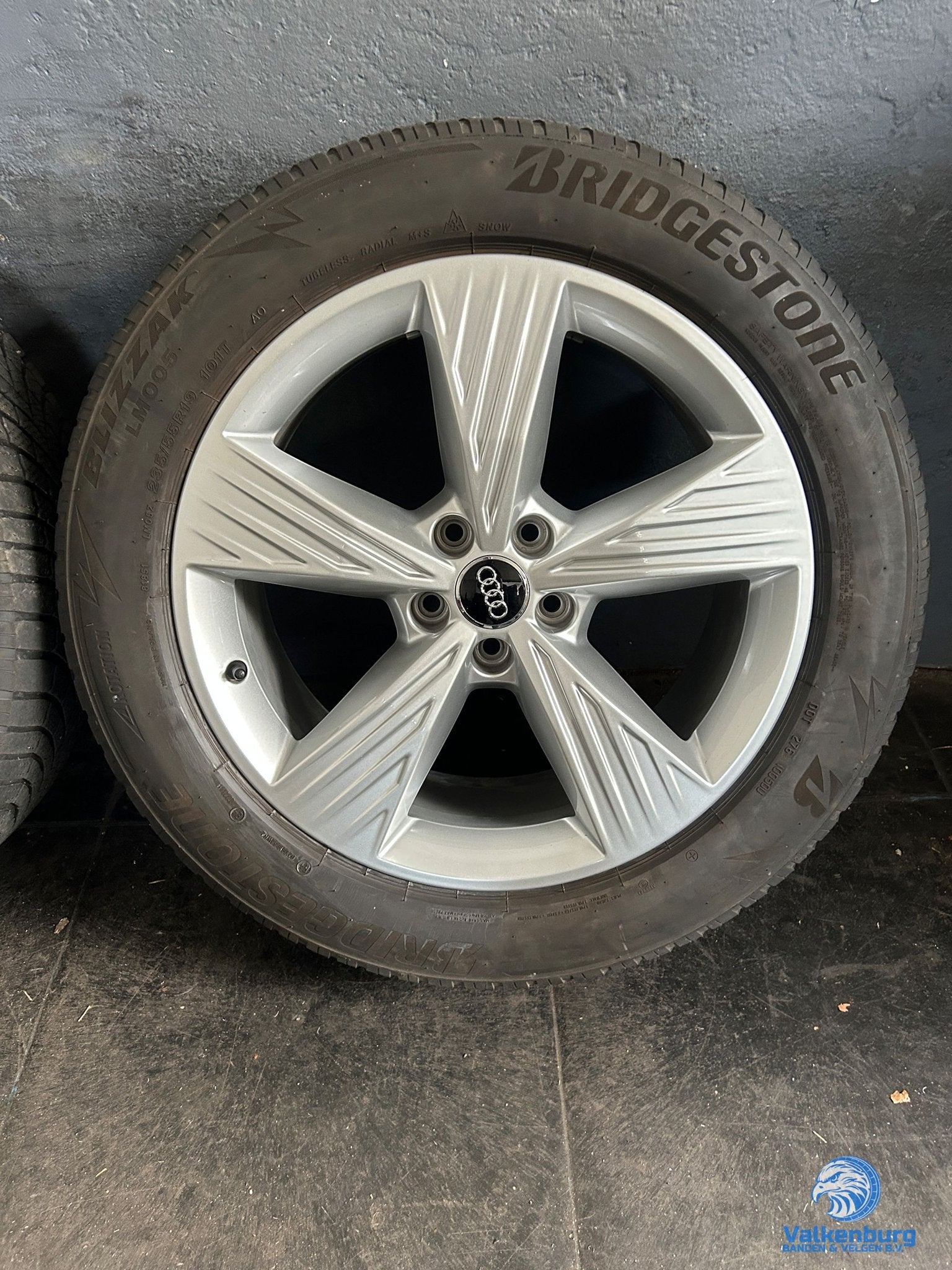 7mm! Originele Audi Q4 E-tron 89A 19 inch velgen 5x112 winte, Auto-onderdelen, 19 inch, Gebruikt, -, -