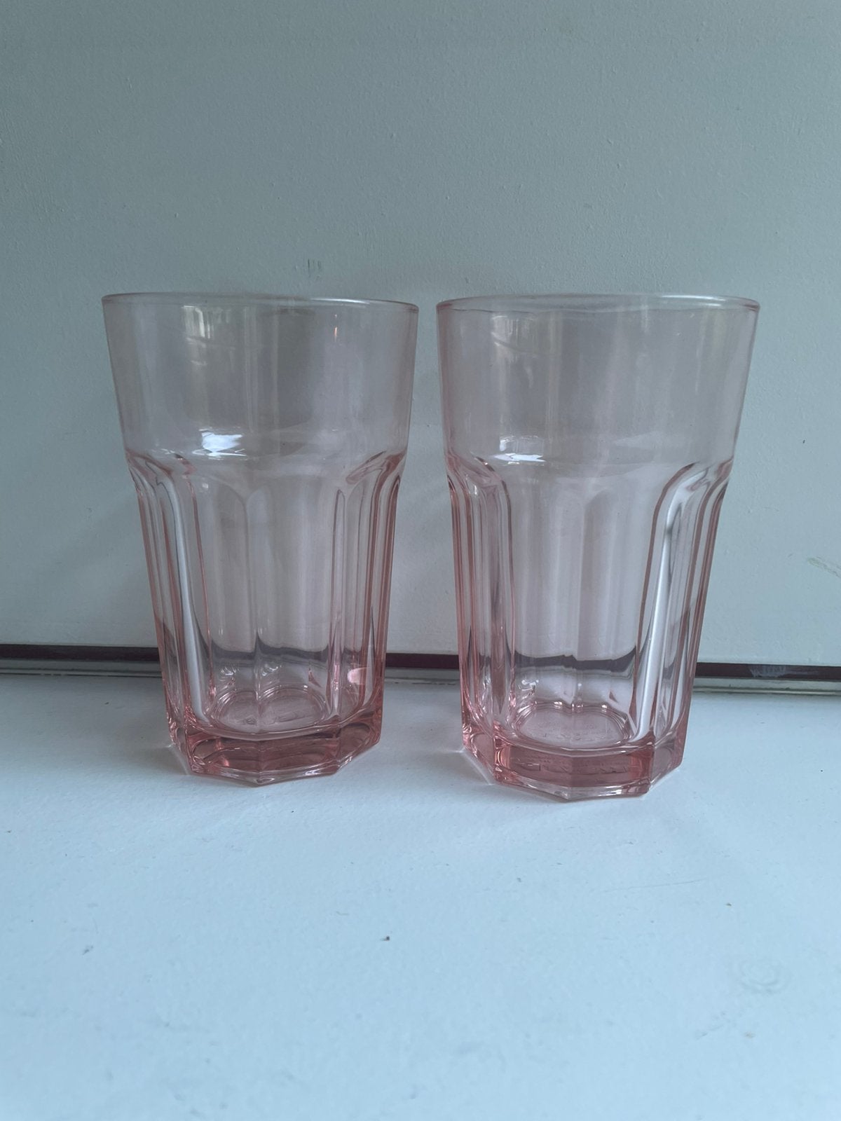 2 Grote IKEA Pokal glazen., Glas of Glazen, Nieuw, Ophalen of Verzenden, Glas