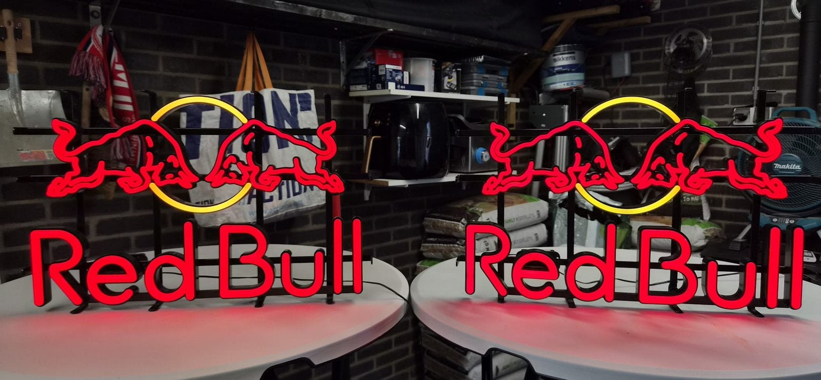Red Bull led neon verlichting, Ophalen, Zo goed als nieuw, Lichtbak of (neon) lamp