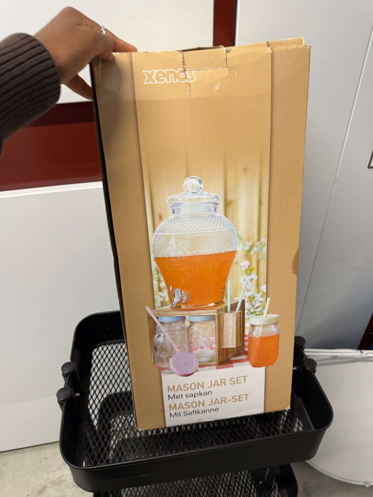 2 Xenos Mason Jar Set - Compleet voor Feestjes, Nieuw, Ophalen of Verzenden, Meerkleurig, Overige merken