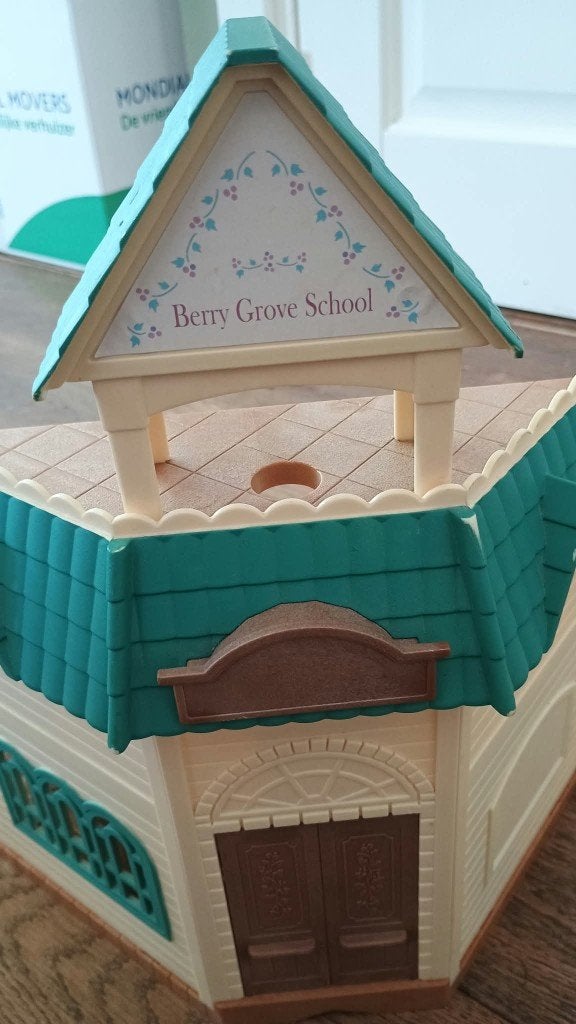 Sylvanian families, school, Ophalen of Verzenden, Zo goed als nieuw, Toebehoren