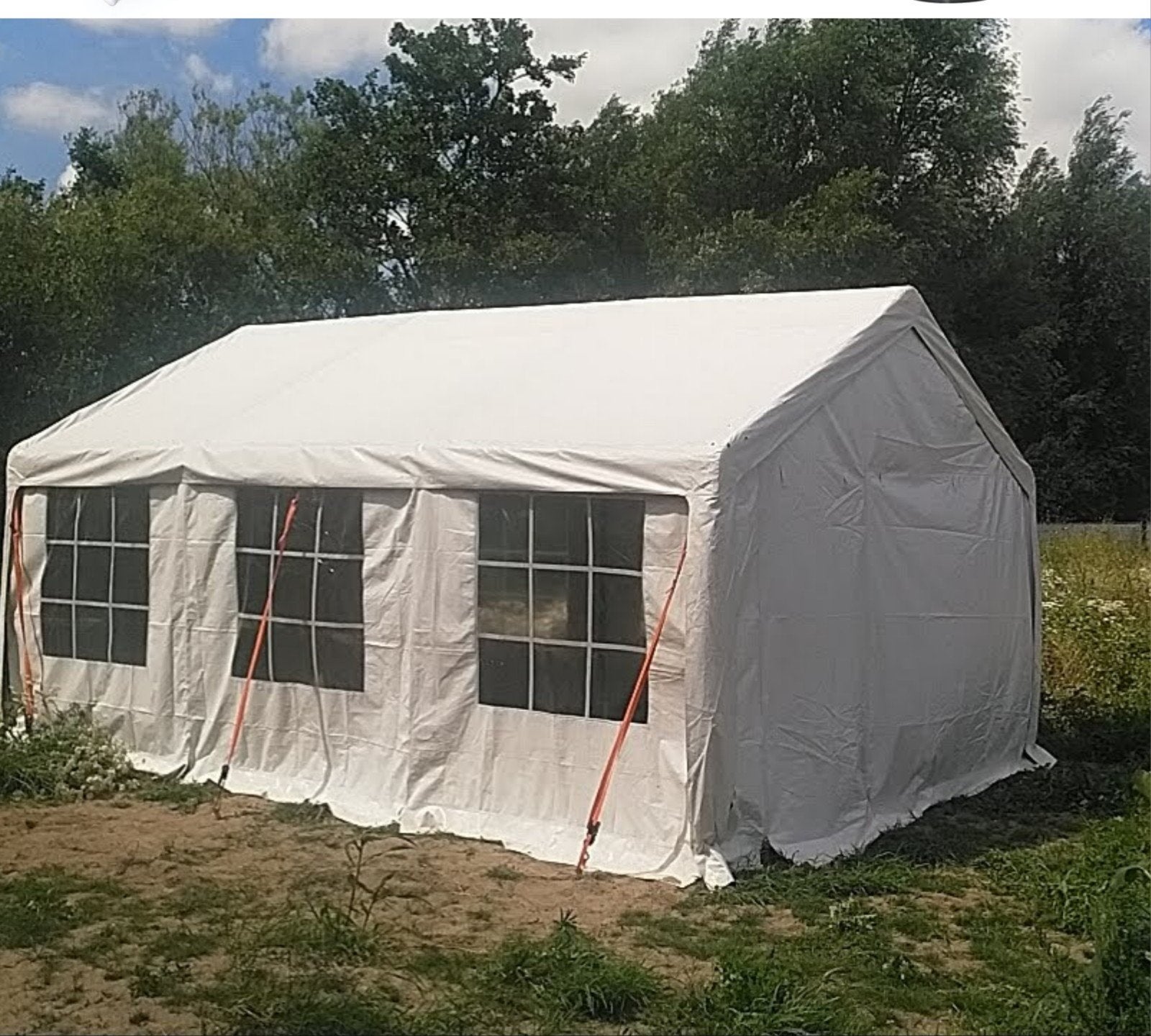 Professionele Partytent 3x6 meter, Ophalen, Gebruikt, Partytent, Minder dan 4 meter