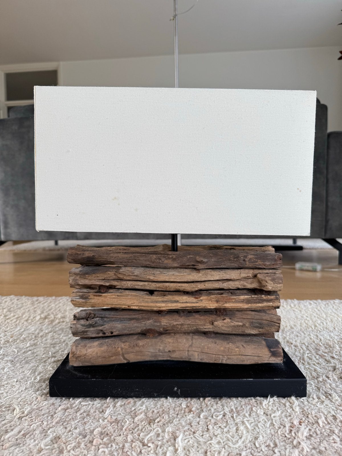 Staande Lamp, Met kap, Overige fittingen, 40 cm, Landelijk