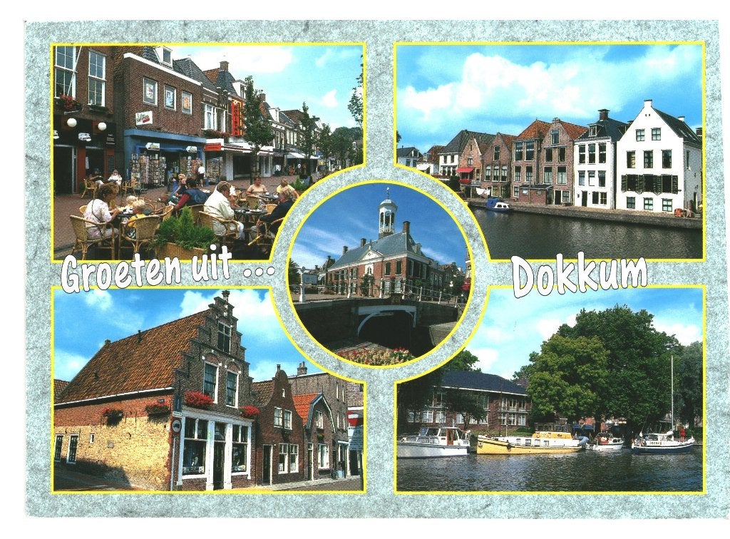 43079 Dokkum Friesland 80+ Gelopen met postzegel, Verzenden, 1960 tot 1980, Gelopen, Friesland
