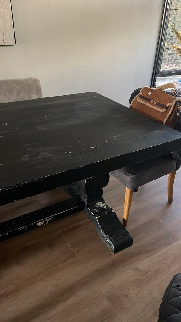 Kloostertafel, Huis en Inrichting, Tafels | Eettafels, Ophalen, 200 cm of meer, 50 tot 100 cm, Zo goed als nieuw