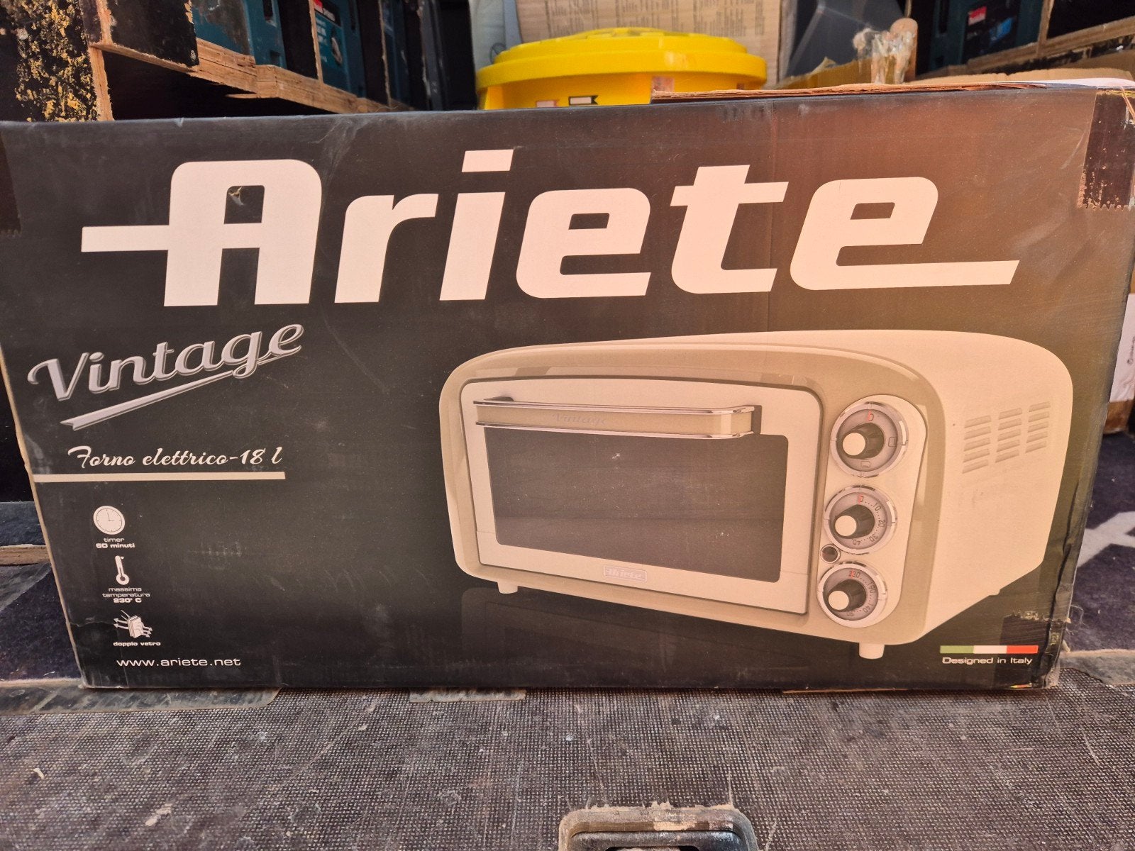 Ariete Vintage Mini-oven - Zo goed als nieuw, Ophalen, Zo goed als nieuw, Overige merken, Mini-oven