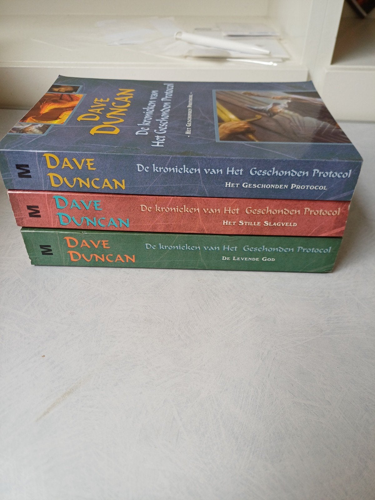 De kronieken van het geschonden protocol, Boeken, Ophalen of Verzenden, Gelezen, Dave Duncan