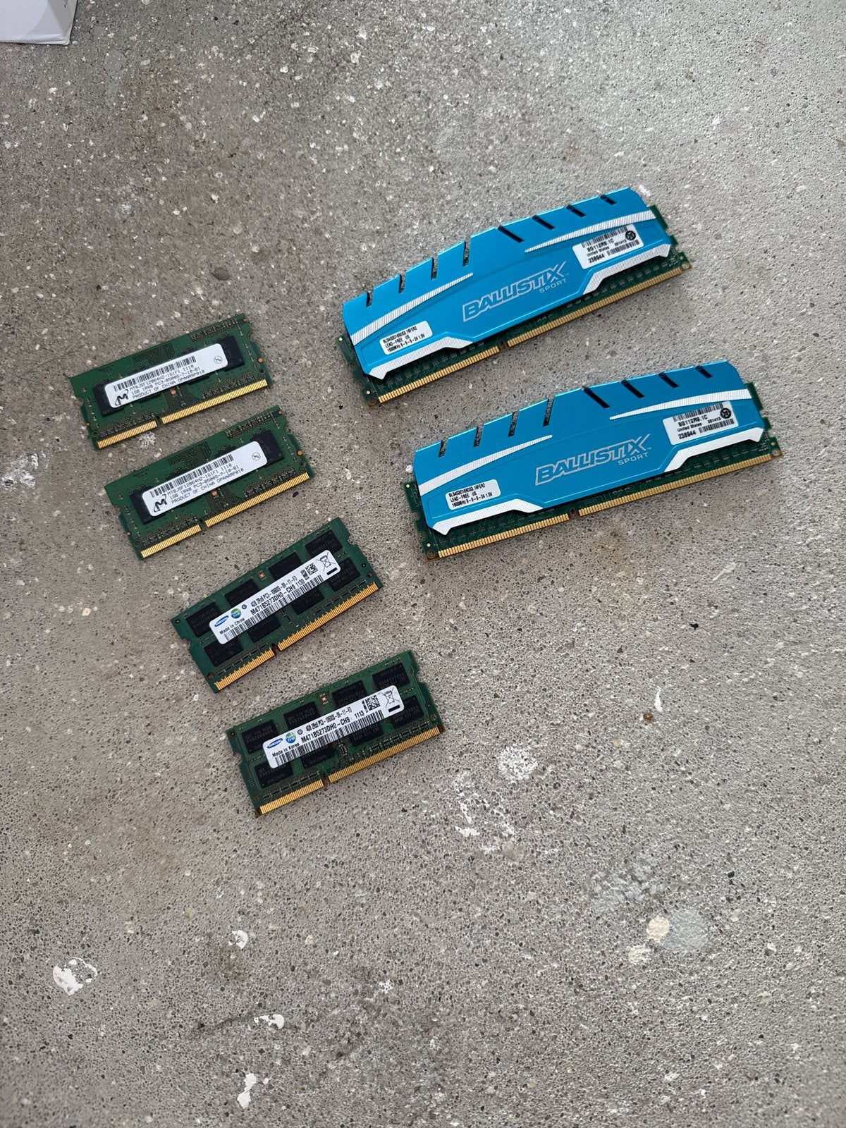 Diverse RAM modules: DDR3 voor desktop en laptop, Computers en Software, Gebruikt, 8 GB, DDR3, Ophalen of Verzenden
