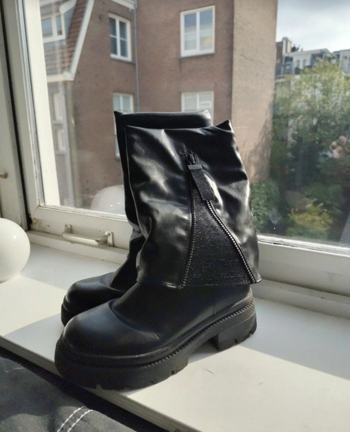 boots, Ophalen of Verzenden, Gedragen, Zwart