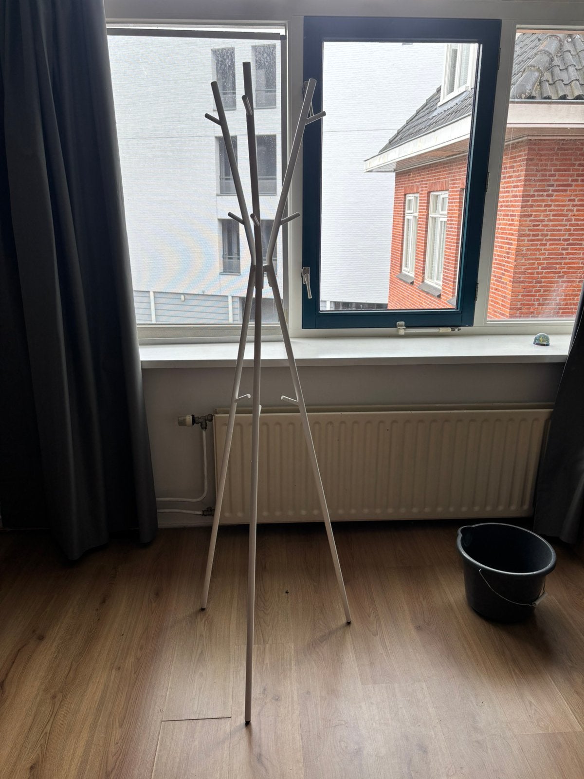 Staande kapstok, Ophalen, Zo goed als nieuw, Metaal, Staande kapstok