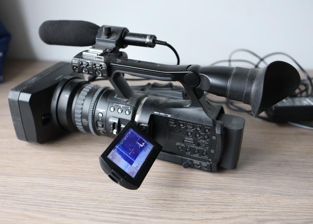 Sony HVR-V1E HDV / DVCAM professionele videocamera – werkend, Ophalen, Mini dv, 20x of meer, Zo goed als nieuw