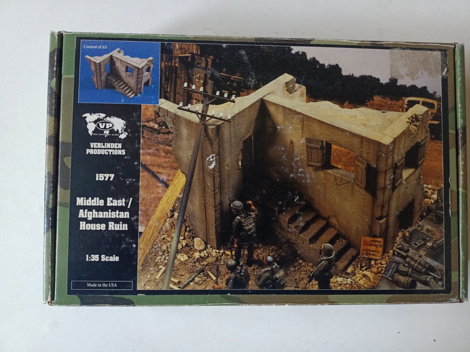 Verlinden Productions 1/35 Midden-Oosten Huis Ruïne, Ophalen of Verzenden, Nieuw, 1:35 tot 1:50, Diorama