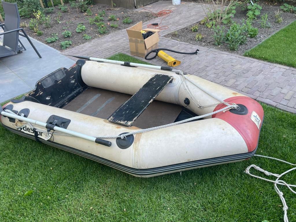 rubberboot met minn kota elektromotor, Ophalen, Gebruikt, Overige typen