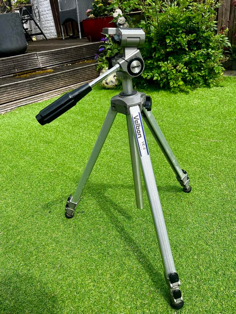 Velbon VE-3 Statief, Zo goed als nieuw, Minder dan 150 cm, Met balhoofd, Ophalen of Verzenden