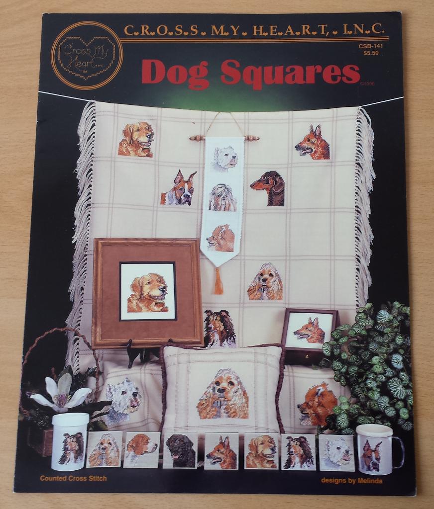 Dog Squares Patronen - Cross My Heart Inc. -1996, Patroon, Gebruikt, Ophalen of Verzenden, Nvt