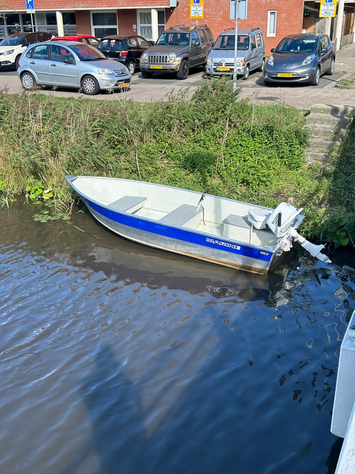 Marine 400 u, Watersport en Boten, Speedboten, Ophalen of Verzenden, Zo goed als nieuw, Aluminium, Buitenboordmotor