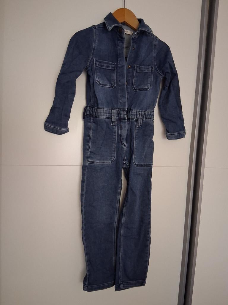 Denim overall maat 98-104, Kinderen en Baby's, Kinderkleding | Maat 98, Broek, Sissy Boy, Jongen of Meisje, Ophalen of Verzenden