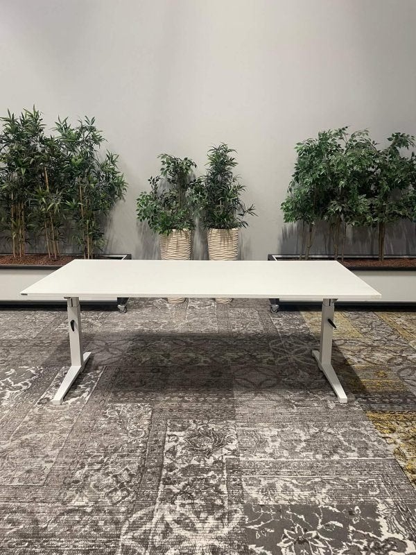 Tweedehands Ceka Bureau 180x80 cm – Wit – Nette Staat, 4844 AC, Bjorn@decirculaireschatkamer.nl, Ophalen of Verzenden, Zo goed als nieuw