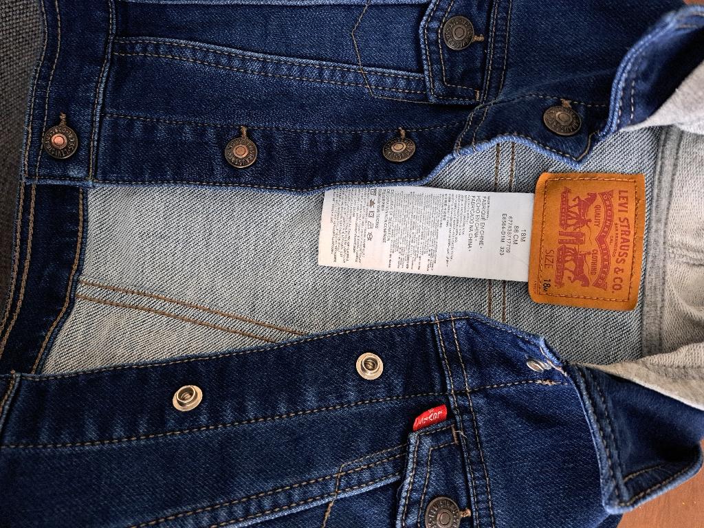 Levi's spijkerjasje maat 86, Ophalen, Truitje of Vestje, Zo goed als nieuw, Levi's