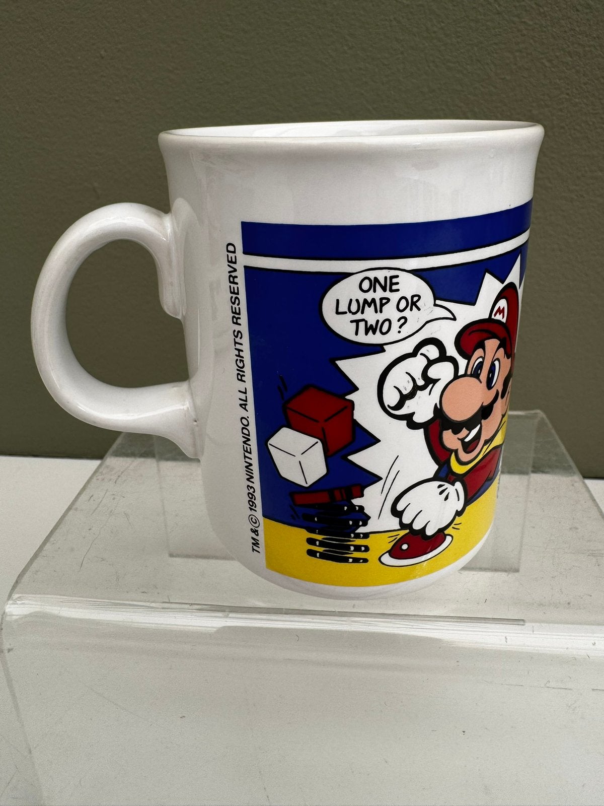 TAMS Super Mario Bros mok, Ophalen of Verzenden, Zo goed als nieuw, Overige stijlen, Kop(pen) en/of Schotel(s)