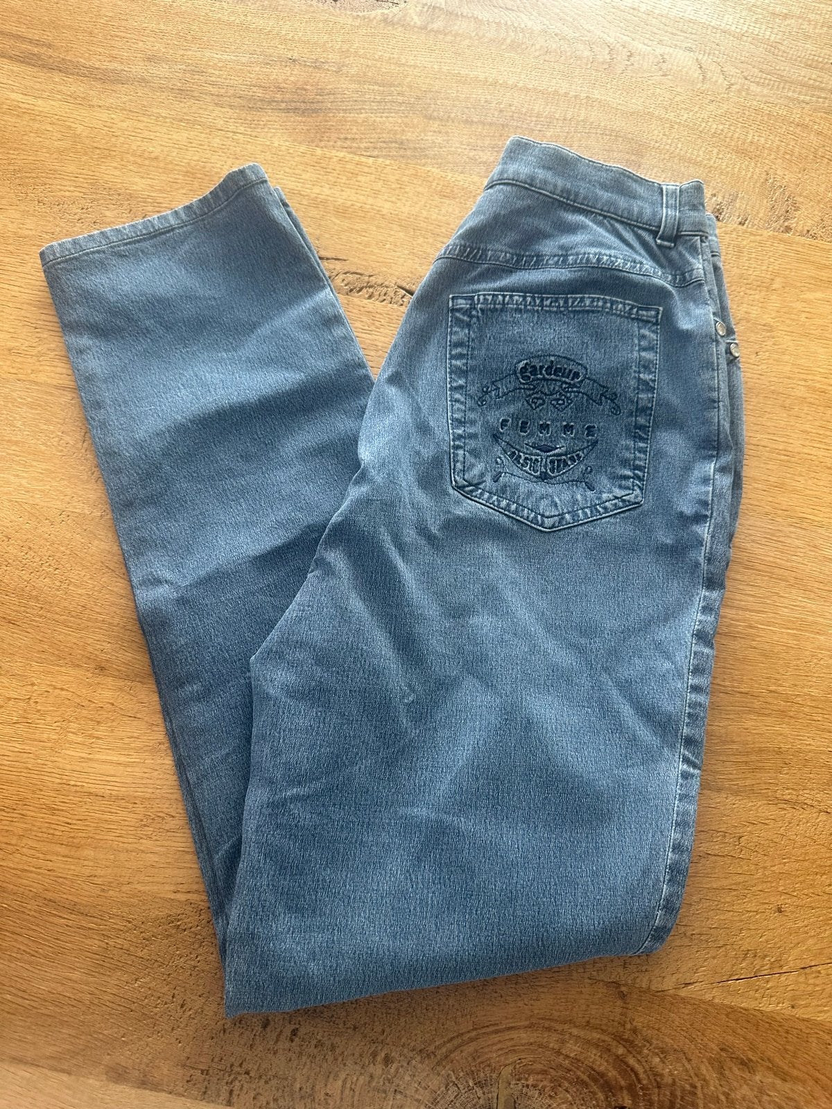 Gardeur slim-line stretch spijkerbroek - Maat 38, Ophalen of Verzenden, Gedragen, Blauw, W30 - W32 (confectie 38/40)