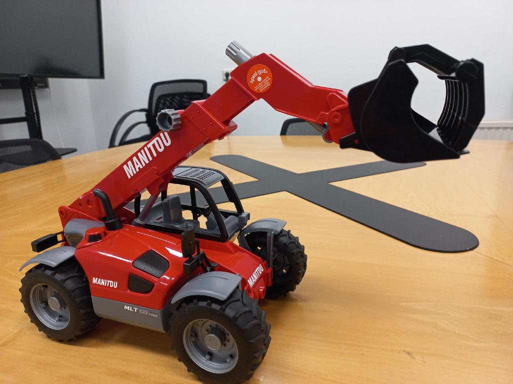 Bruder Manitou MLT 633 verreiker, Kinderen en Baby's, Speelgoed | Speelgoedvoertuigen, Ophalen of Verzenden, Zo goed als nieuw