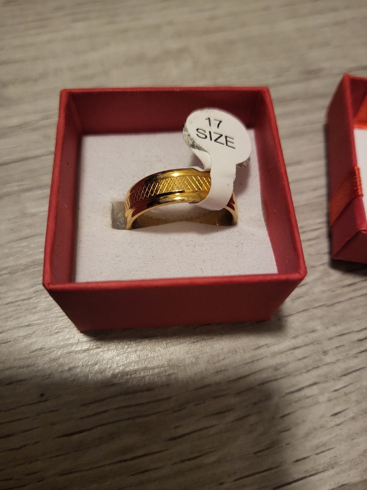 Nieuwe Gouden Ring Maat 17, Nieuw, Ophalen of Verzenden, 17 tot 18, Dame of Heer