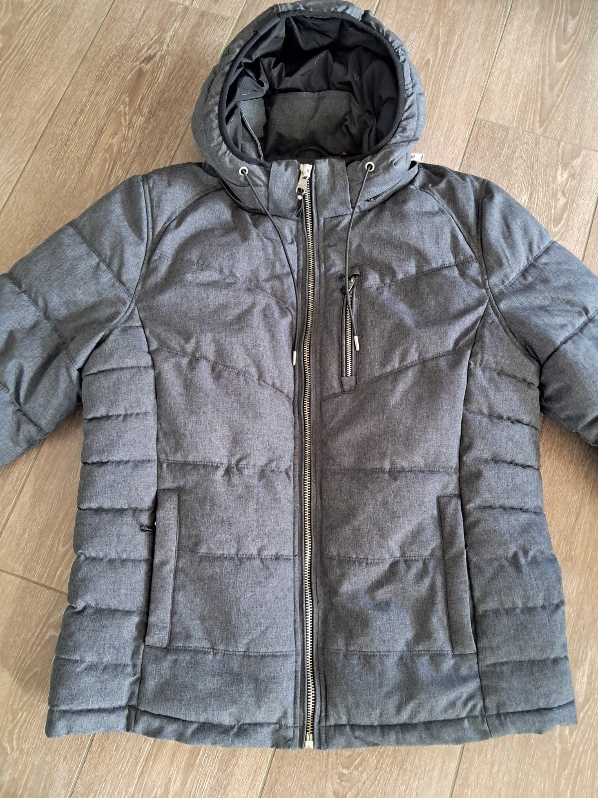 revelation heren winterjas maat xl / 52 als nieuw grijs, Maat 56/58 (XL), Ophalen of Verzenden, Zo goed als nieuw, Grijs