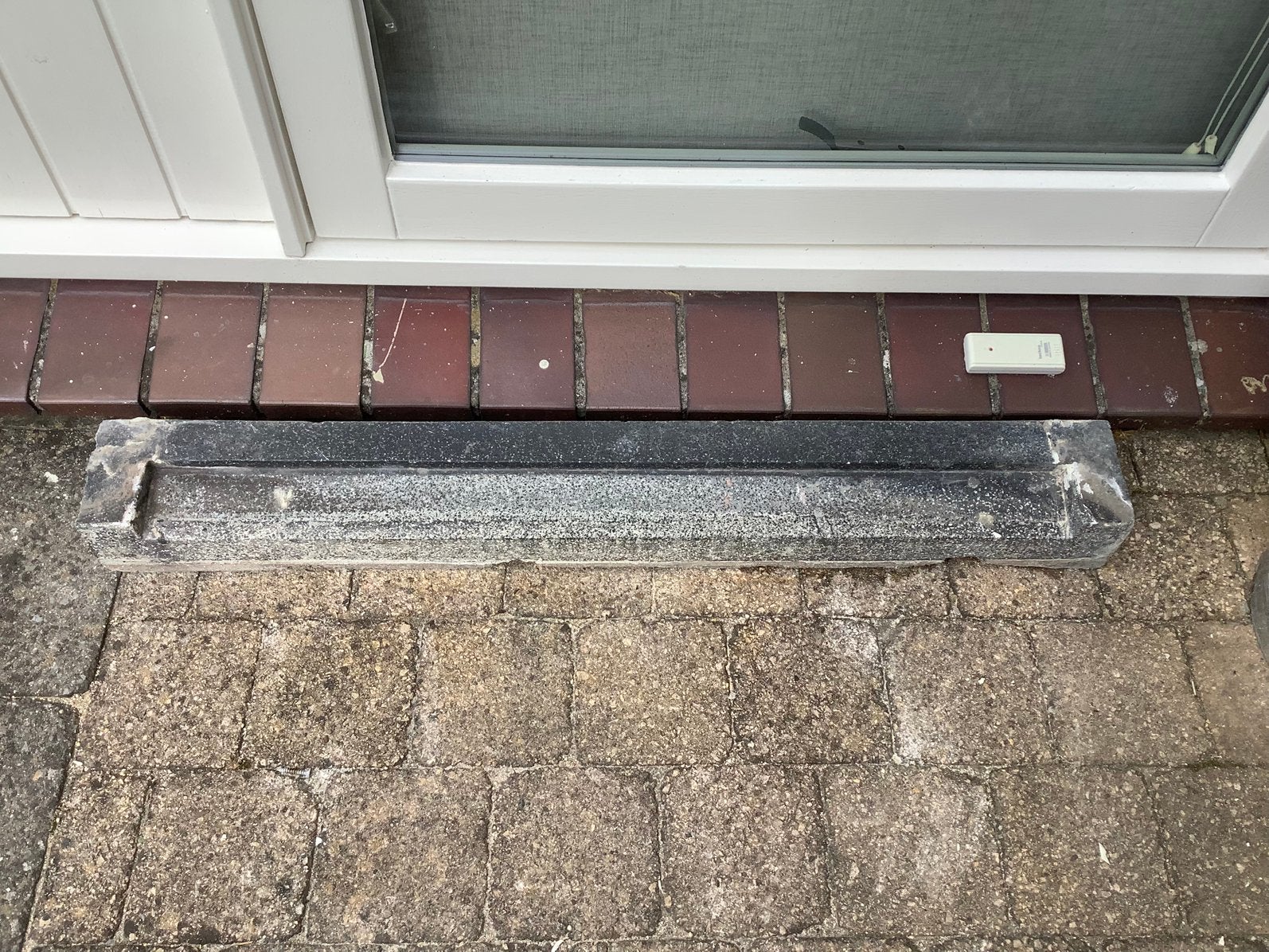 Granieten deur dorpel, Ophalen, Gebruikt