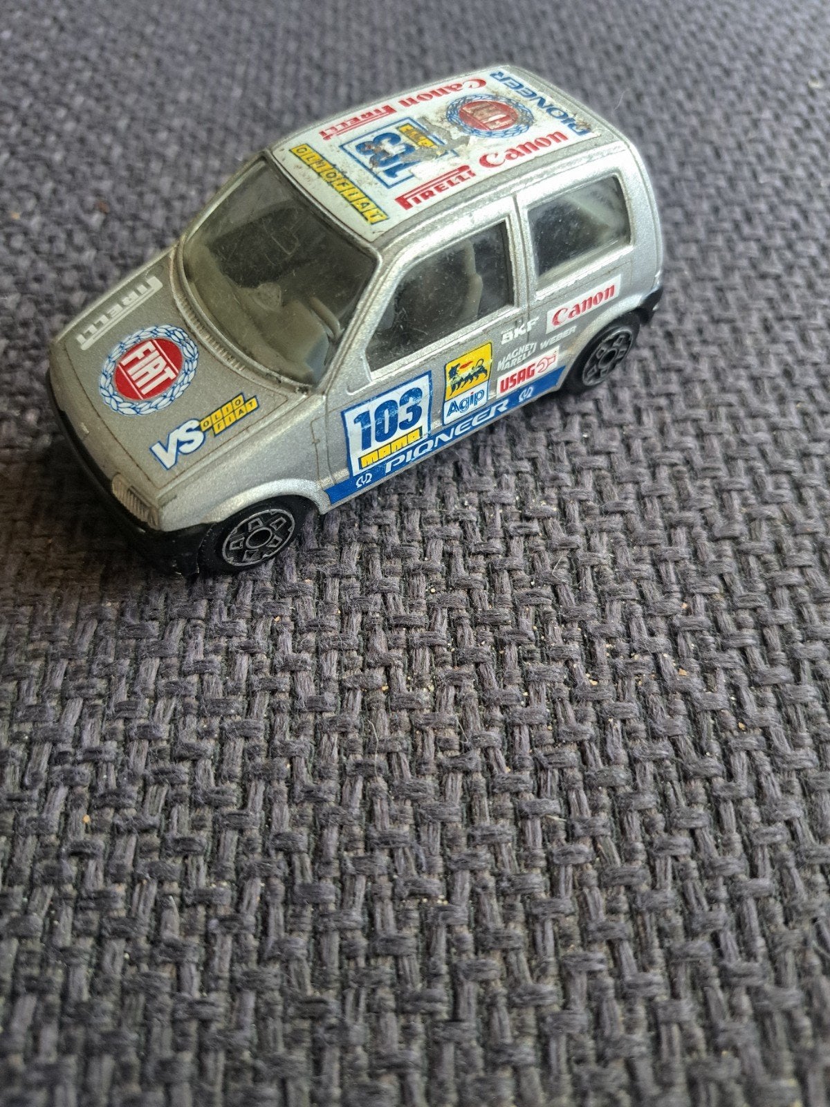 burago model fiat cinquecento rally, Overige merken, Gebruikt, Auto, Ophalen of Verzenden