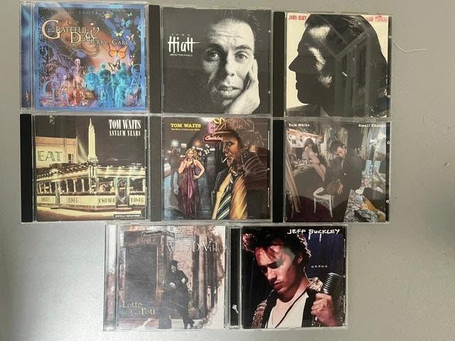 Acht cds van o.a Tom Waits en John Hiatt, Cd's en Dvd's, Cd's | Rock, Ophalen of Verzenden, Zo goed als nieuw, Poprock