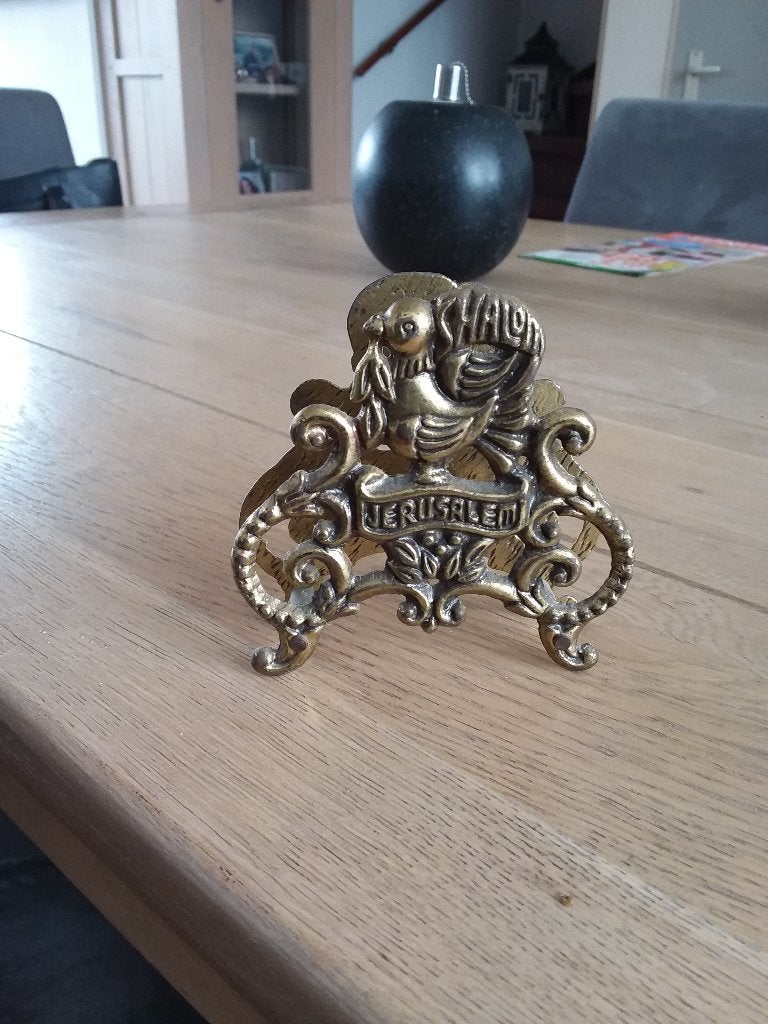 Koperen brievenhouder, Ophalen of Verzenden, Koper