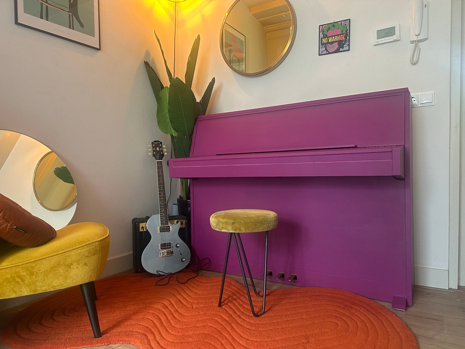 Lindrer Piano - Paars & Roze, recent gestemd
