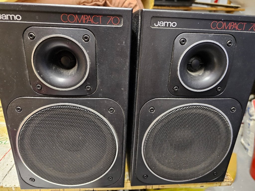 jamo compact 70 speakers, Audio, Tv en Foto, Ophalen, Gebruikt, 60 tot 120 watt, Jamo