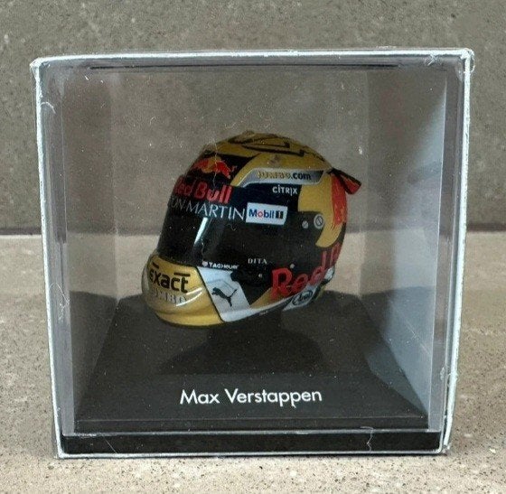 Max Verstappen 1:8 helm Oostenrijk 2018, Ophalen of Verzenden, Zo goed als nieuw, Formule 1