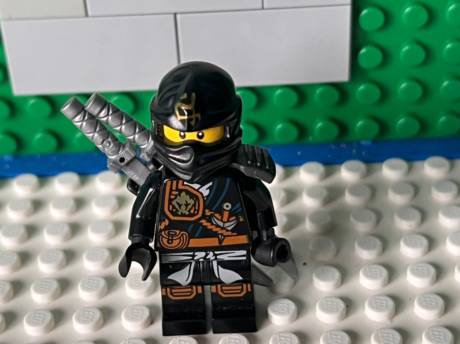 Lego ninjago minifiguur cole 124, Ophalen of Verzenden, Zo goed als nieuw