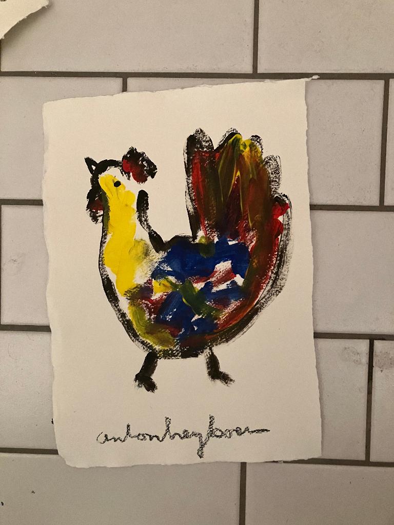 mooie kip  heyboer, Antiek en Kunst, Ophalen of Verzenden