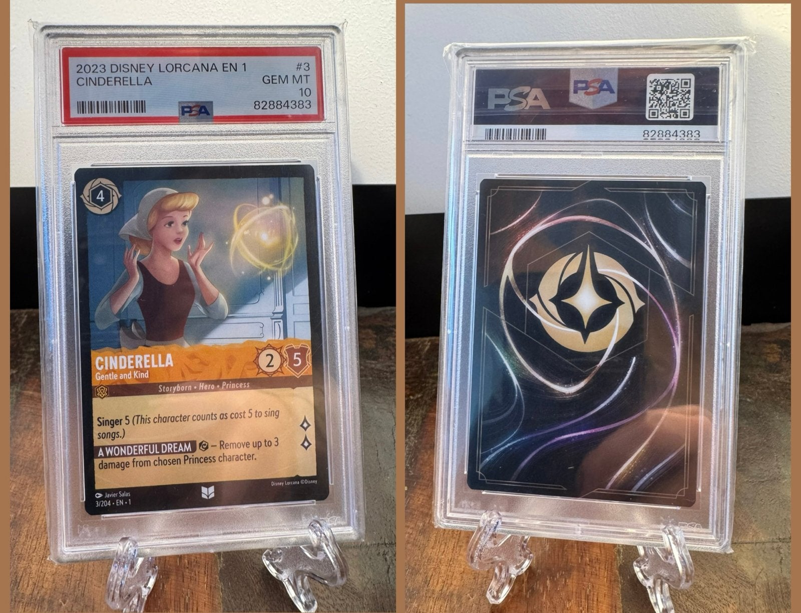 #3 Cinderella  -Lorcana The First Chapter Cinderella PSA 10, Ophalen of Verzenden, Nieuw, Losse kaart