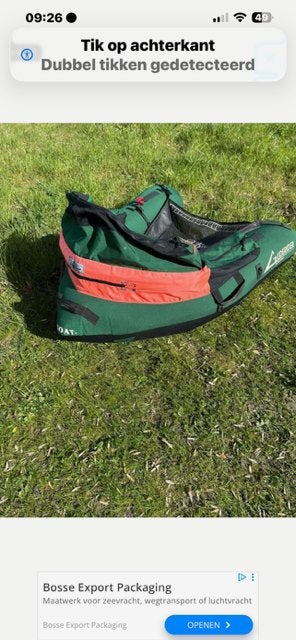 Bellyboat Gliderider, Watersport en Boten, Ophalen of Verzenden, Gebruikt, Complete set
