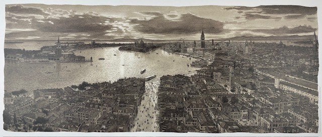 poster Stefan Bleekrode VENICE CASTELLO 2020 copyright 2025, Ophalen of Verzenden, Zo goed als nieuw, Minder dan 50 cm, Foto of Poster