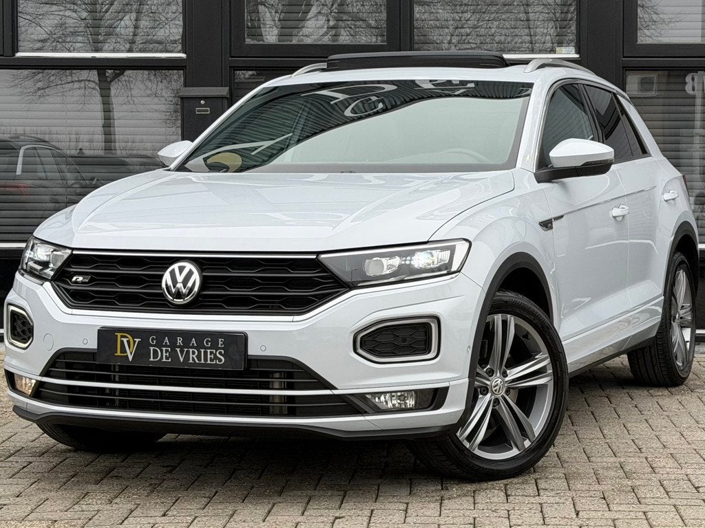 Volkswagen T-Roc 2.0 TSI 4Motion Sport R-Line DSG Panoramada, Auto's, Volkswagen, Automaat, Gebruikt, Zwart, 1984 cc