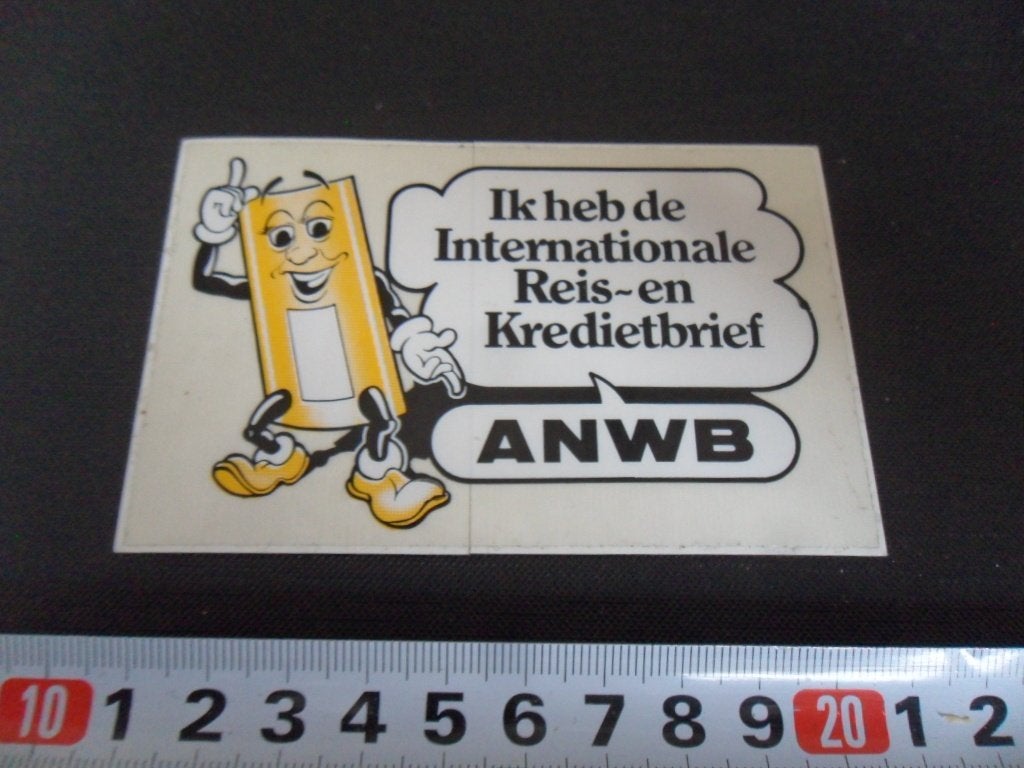 sticker Transparant ANWB Ik heb de Internationale Reis en k*, Verzamelen, Ophalen of Verzenden, Zo goed als nieuw