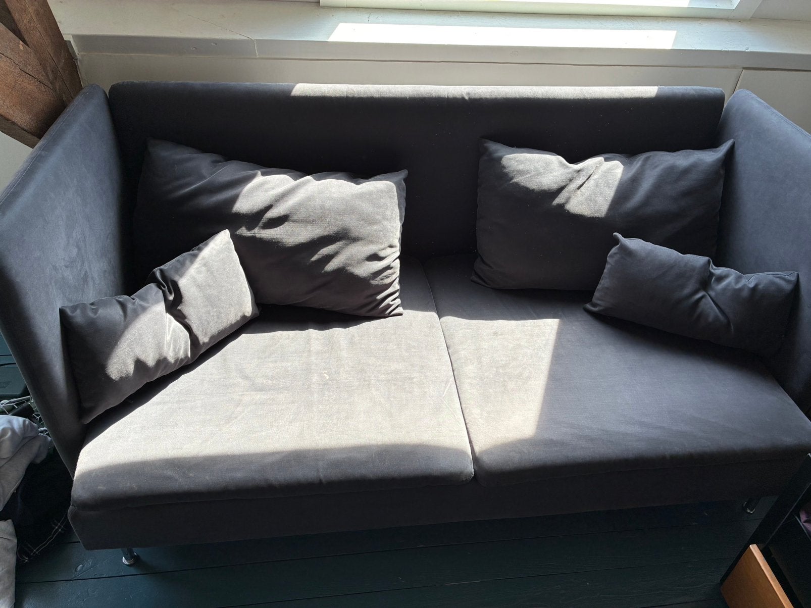 IKEA Soderhamn bank met hoge rug, Ophalen, Gebruikt, 150 tot 200 cm, Tweepersoons