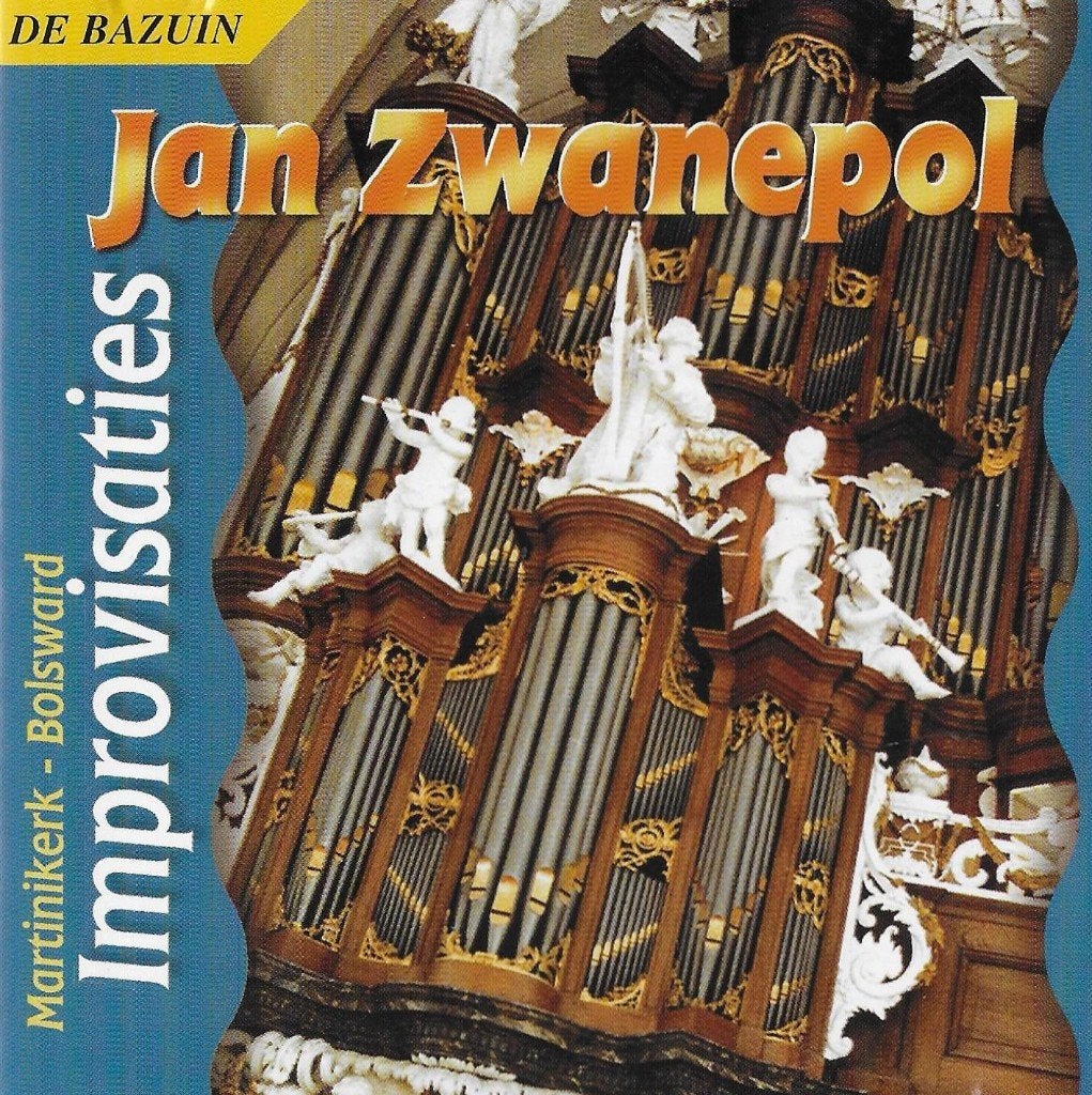 JAN ZWANEPOL / ORGEL - IMPROVISATIES / MARTINIKERK/BOLSWARD., Cd's en Dvd's, Cd's | Religie en Gospel, Ophalen of Verzenden, Zo goed als nieuw