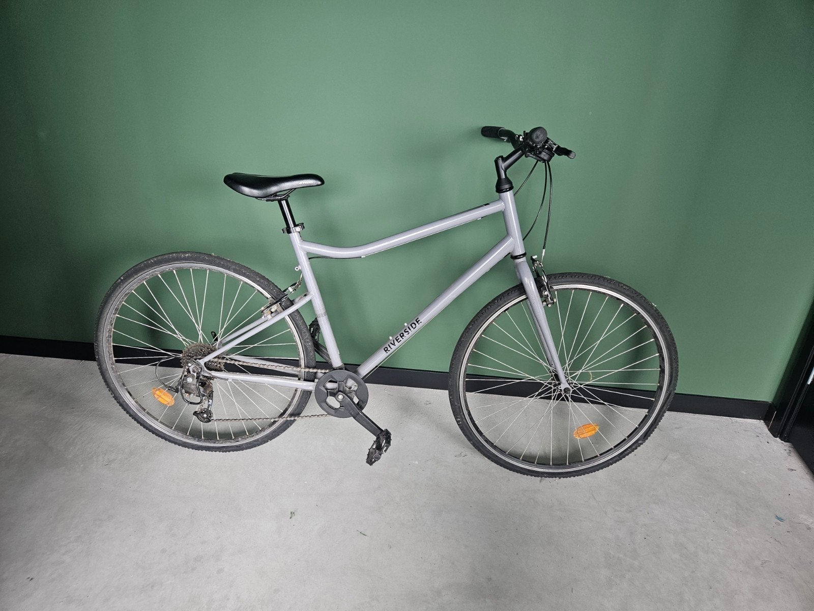 Riverside RS120 Hybride Fiets - Zo goed als nieuw, Fietsen en Brommers, Velgrem, Versnellingen, Zo goed als nieuw, 53 tot 57 cm